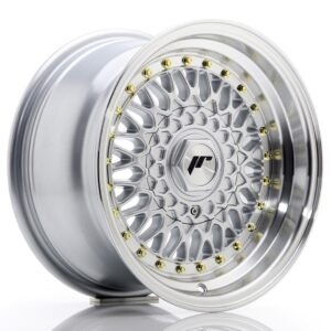JR Wheels JR9 15x8 ET20 4x100/108 Silver w/ Machined Lip