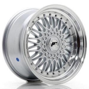 JR Wheels JR9 17x8,5 ET20 5x112/120 Silver w/ Machined Lip+Silver Rivets