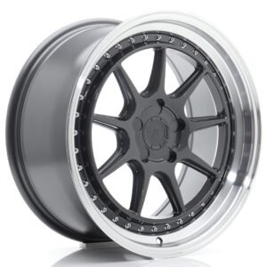 JR Wheels JR47 18x8,5 ET15-35 5H BLANK Hyper Gray w/ Machined Lip