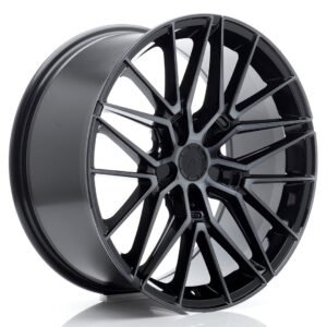 JR Wheels JR38 19x9 ET35 5x112 Black Machined