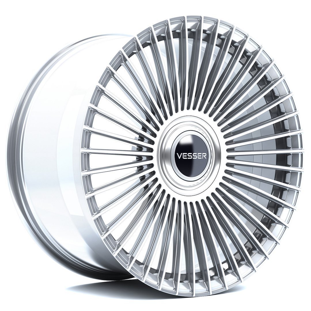 Vesser VSR9 22x9,5 ET17-54 BLANK Silver Machined Face