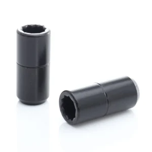 Set of 20 Long Star Lug Nuts + Key