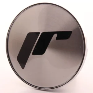 Sticker for Center Cap 087 - Chrome + Black Letters